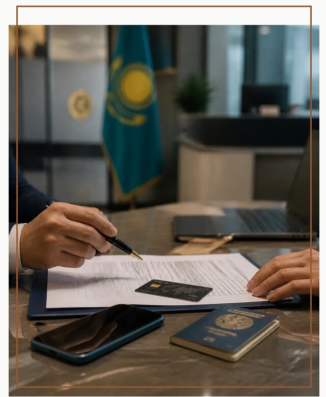 Открытие счета и банковской карты в Казахстане в Апатитах